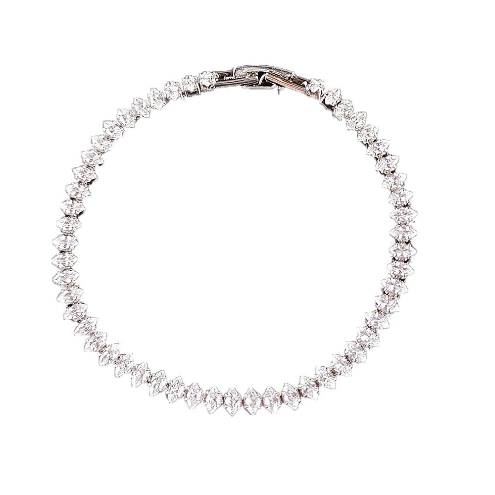 Silver Tennis Bracelet