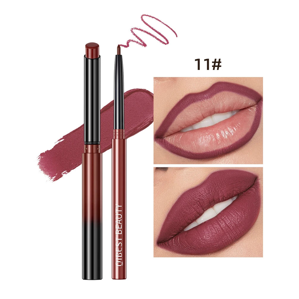 Waterproof Lip Liner & Lipstick Set