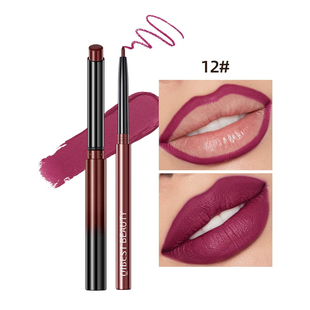 Waterproof Lip Liner & Lipstick Set