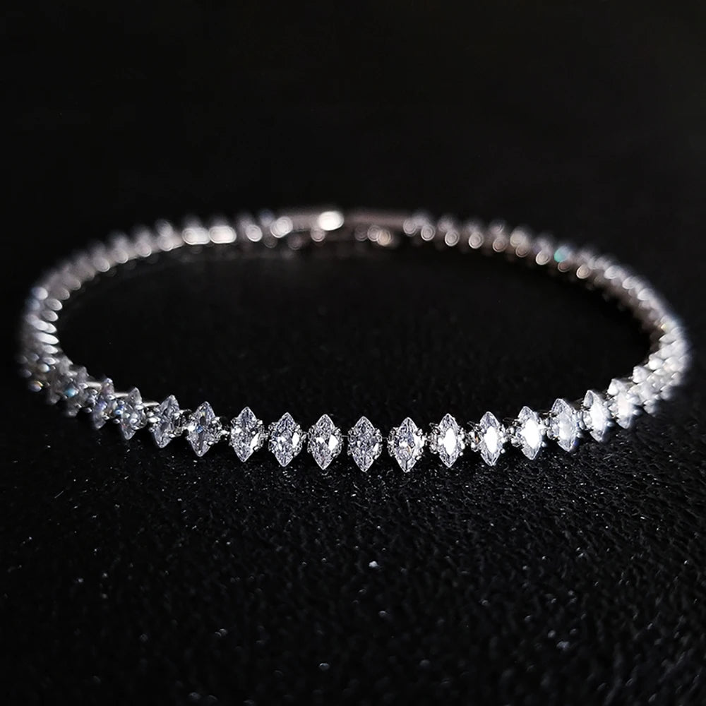 Silver Tennis Bracelet