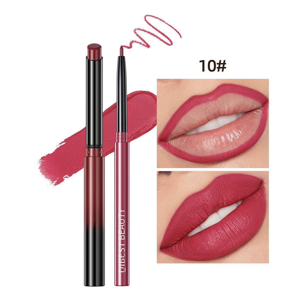 Waterproof Lip Liner & Lipstick Set