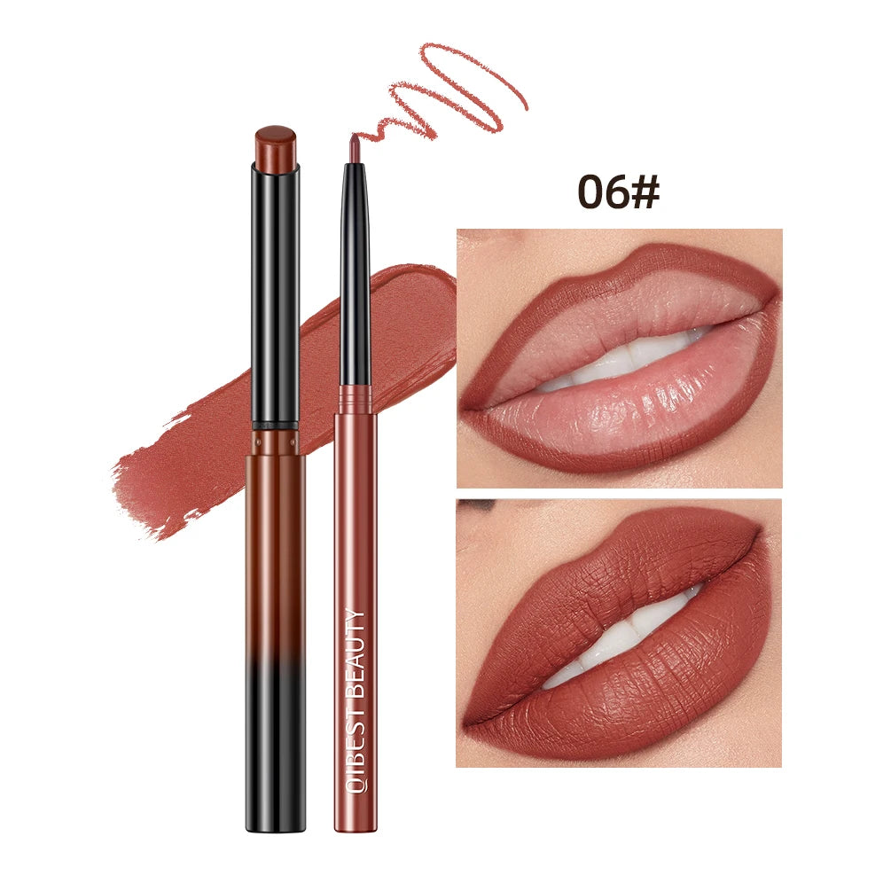 Waterproof Lip Liner & Lipstick Set