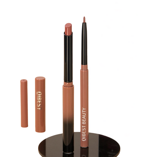Waterproof Lip Liner & Lipstick Set
